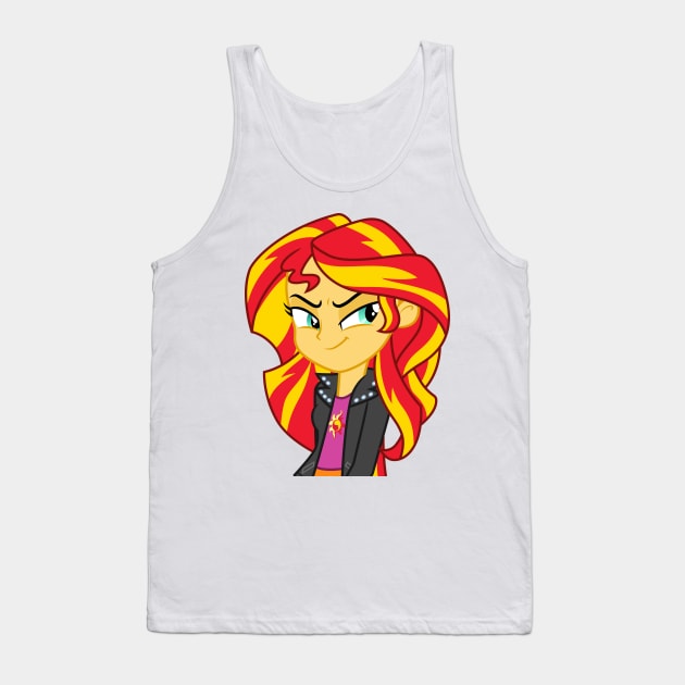 mischievous Sunset Shimmer Tank Top by CloudyGlow